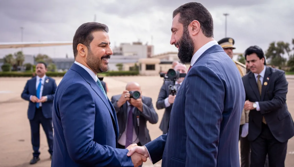قمة الشرع – الزيدي في دمشق… منفذ نفطي على المتوسط وتنسيق أمني