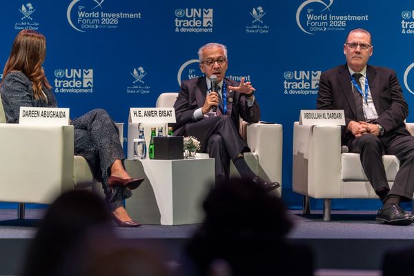 البساط من الدوحة: تعزيز ثقة المستثمرين وإعادة وصل لبنان بالأسواق العربية والدولية