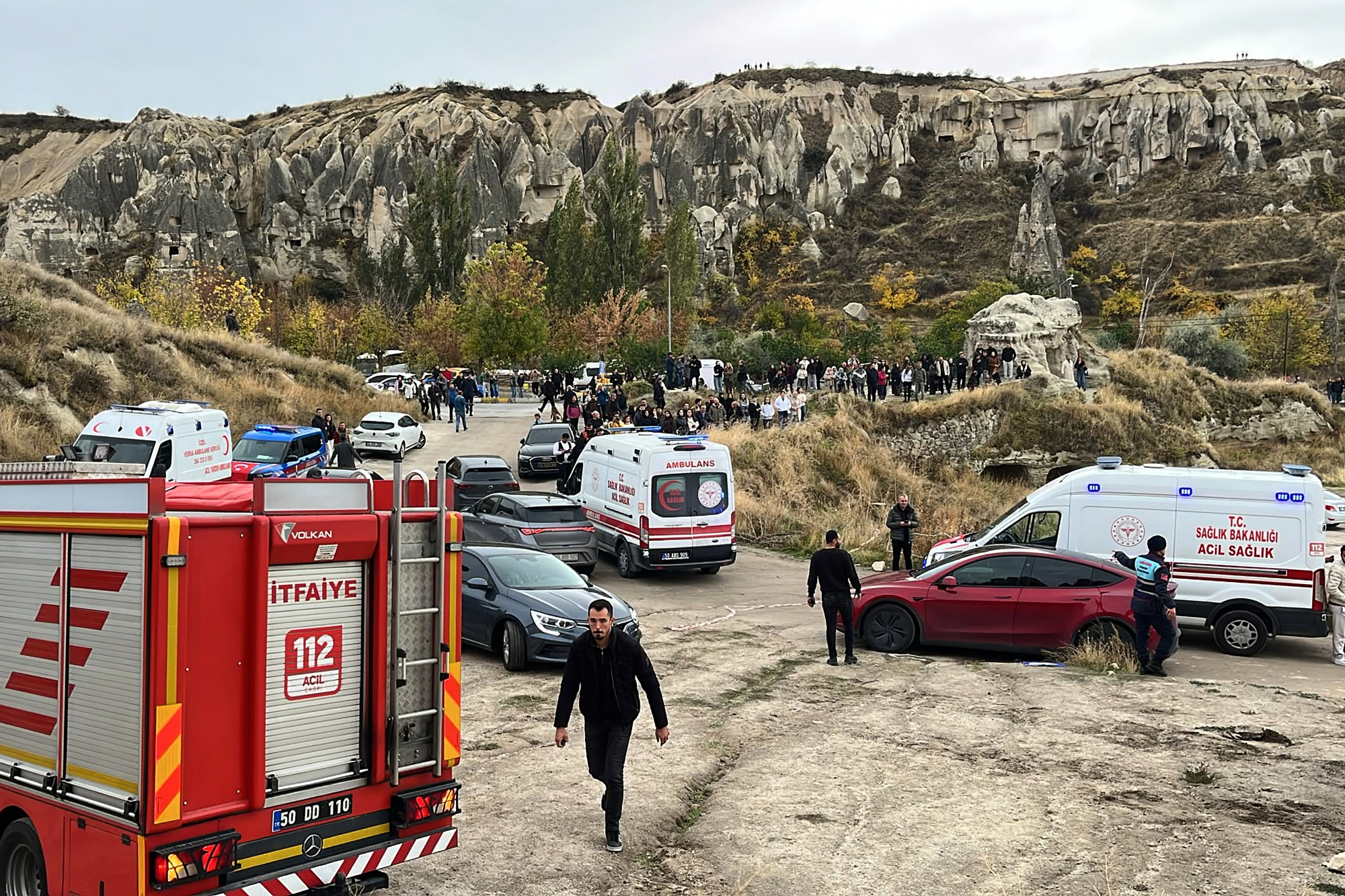 Three dead in rock spire collapse at Turkiye’s touristic Cappadocia