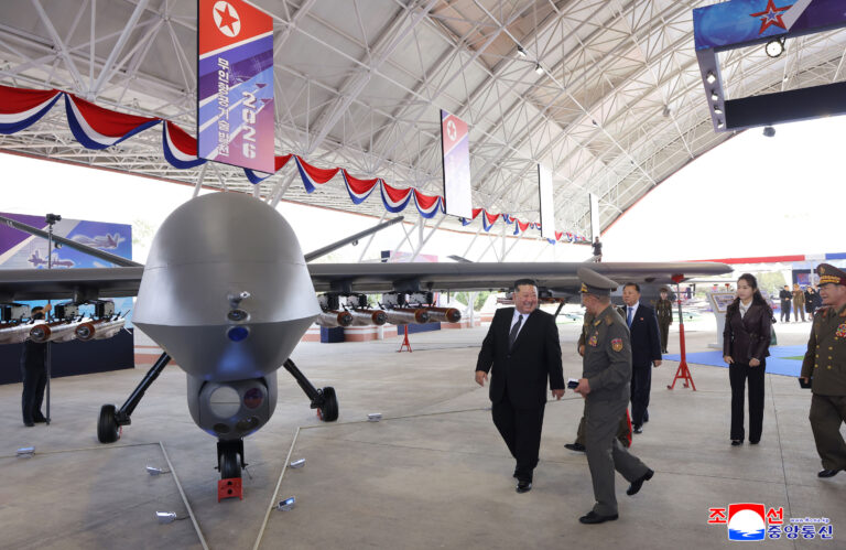 North Korea’s Kim calls for rapid expansion of drone technology and observes weapons tests