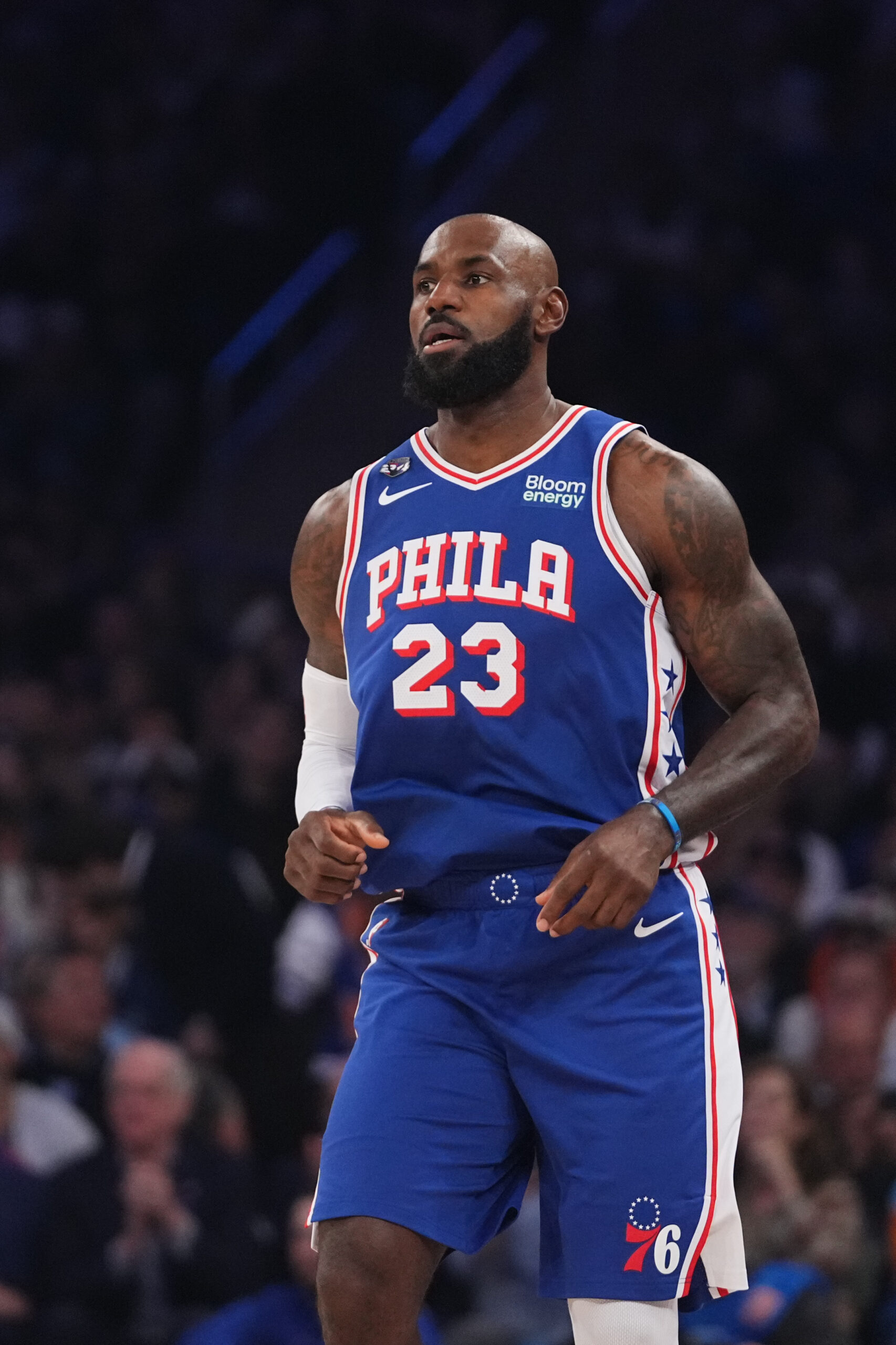 LeBron James makes 76ers home debut against his hometown Cavaliers