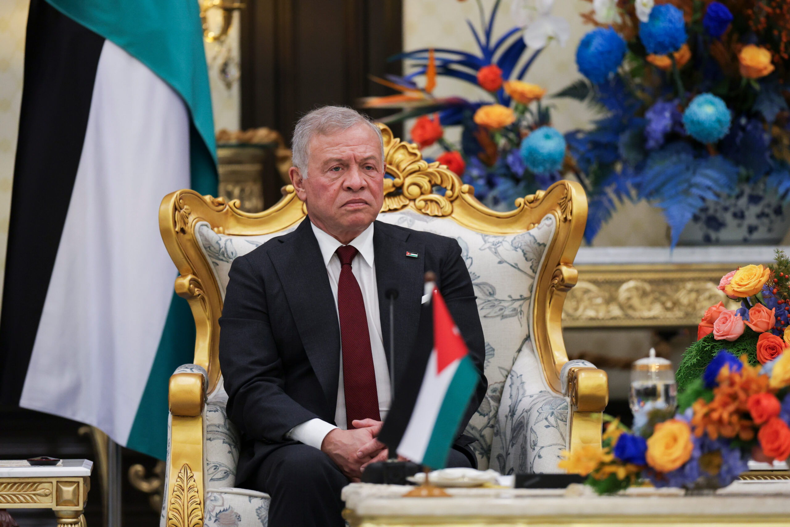 Jordanian king and Iraqi president highlight cooperation on oil pipeline project