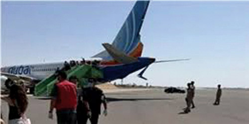 الإمارات تشكر المملكة لتعاونها وتعاملها مع واقعة هبوط طائرة فلاي دبي في تبوك