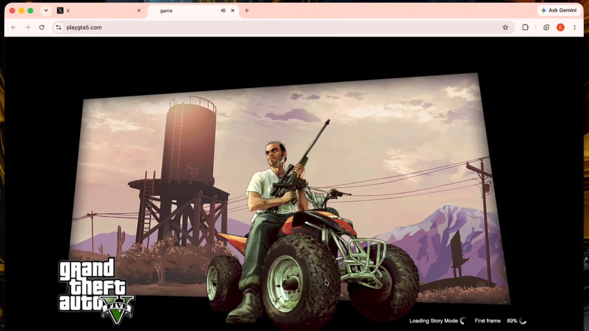 Browser GTA 5 goes viral, playable without 100GB download
