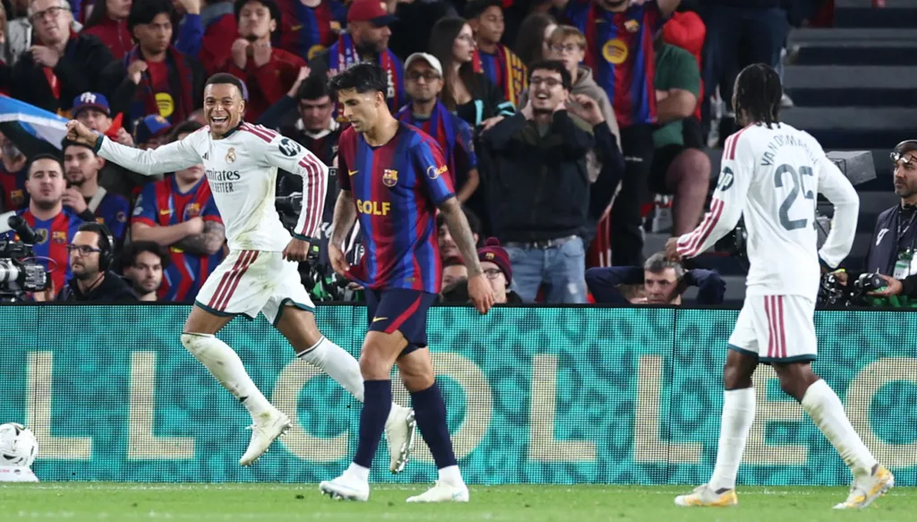 ثنائية لمبابي… ريال مدريد يهزم برشلونة ويُشعل الدوري الإسباني