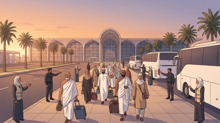 الأربعاء.. المدينة المنورة تستقبل الدفعة الأخيرة من ضيوف برنامج خادم الحرمين للعمرة لعام 1448هـ